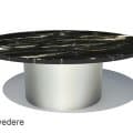 Marmor Couchtisch schwarz