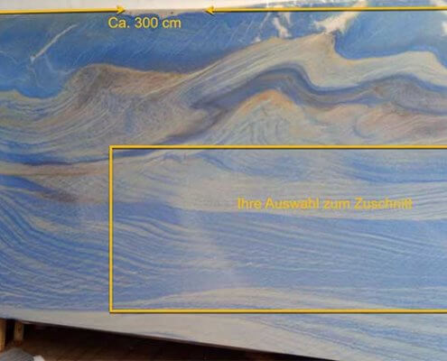 Granittafel Azul do Macaubas