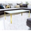 Couchtisch Marmor - Gold
