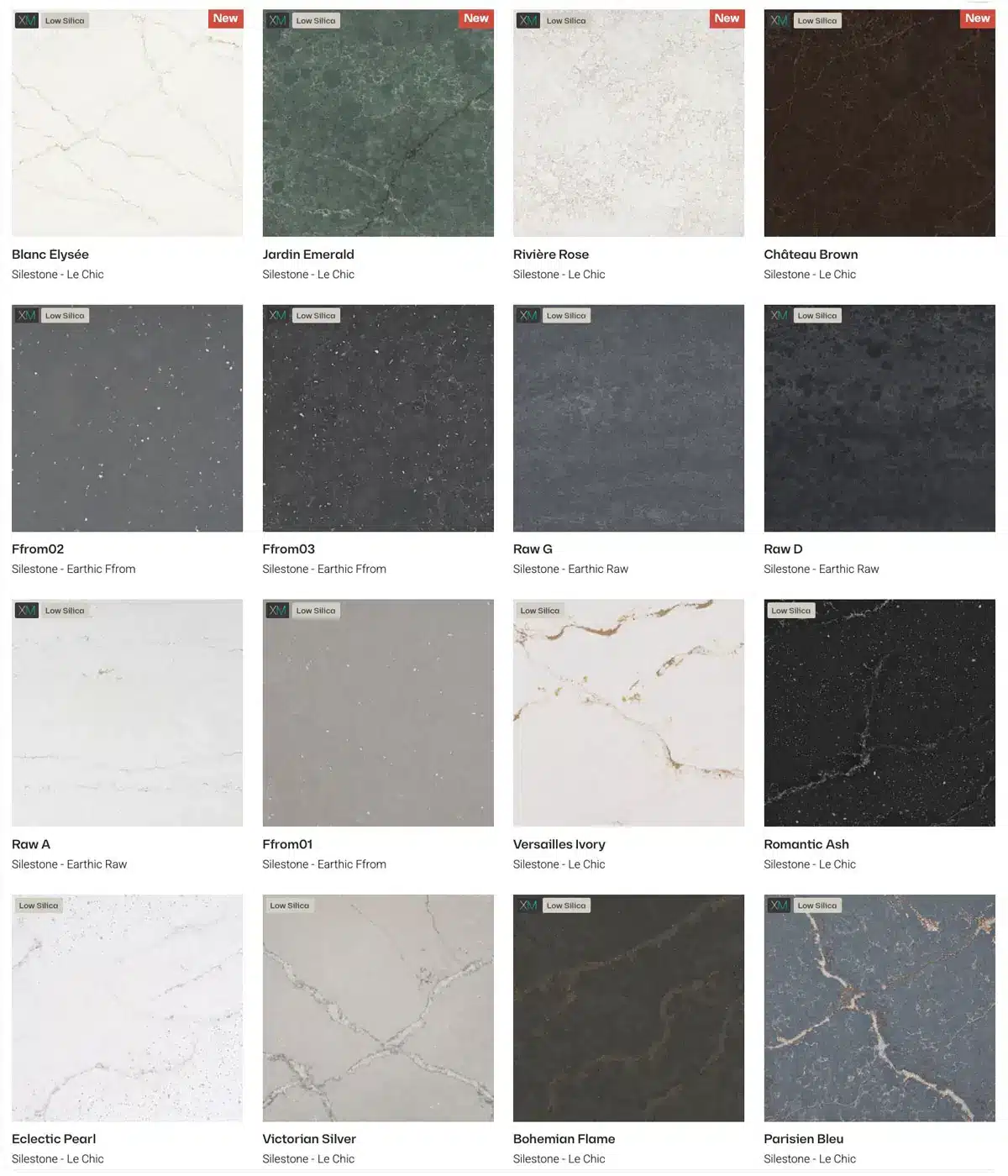 Silestone Materialkatalog
