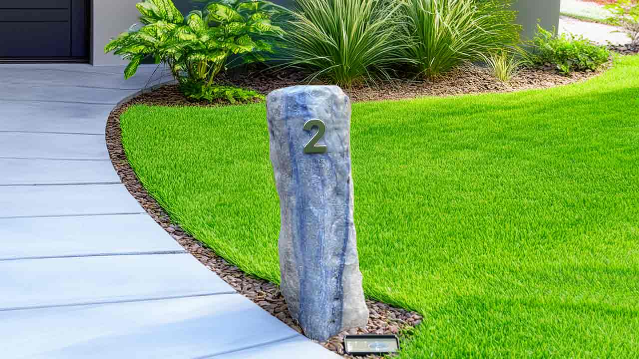 Granit Findling Azul do Macaubas
